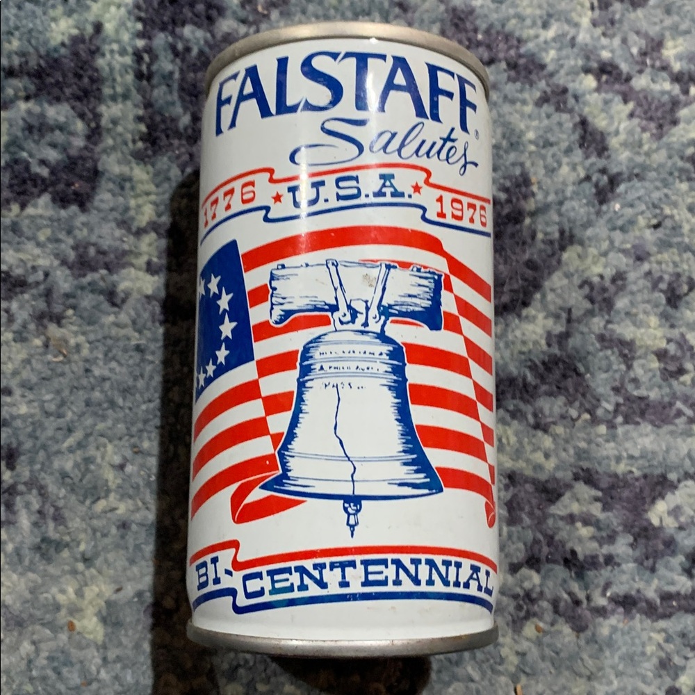 Falstaff 1976 Bicentennial beer empty collectible can